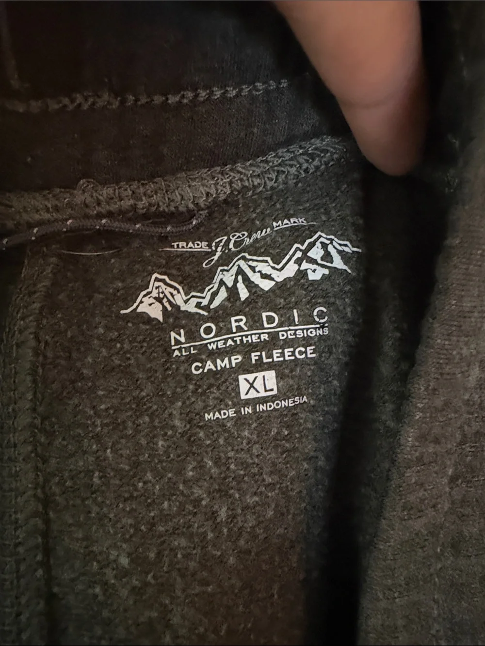 J. Crew lightweight fleece
